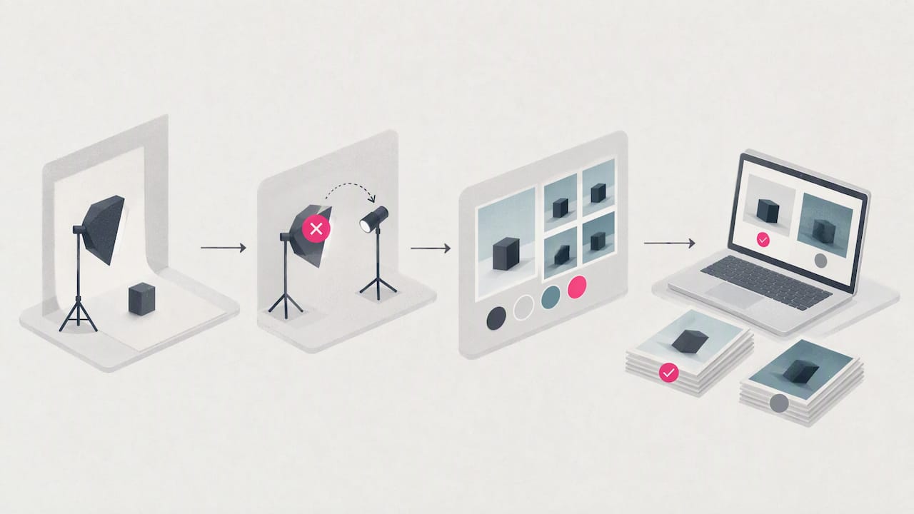Illustration of tracking mood board changes